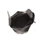 Pompei Donatella Black Leather Women Shoulder Bag