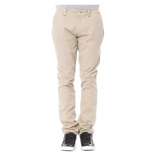 Verri Beige Cotton Men's Chino Pant