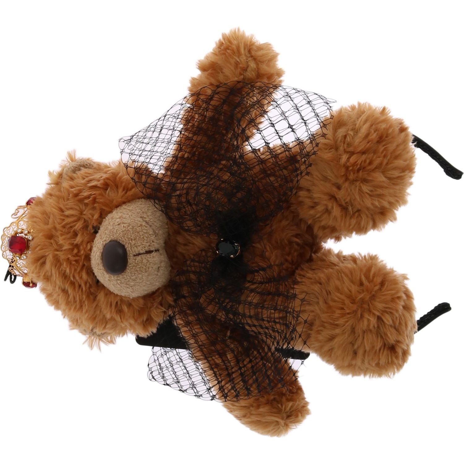 泰迪熊水晶皇冠发带