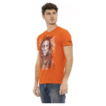 Trussardi Action Orange Cotton Men T-Shirt TR-22807-S