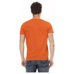 Trussardi Action Orange Cotton Men T-Shirt TR-22807-S