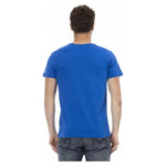 Trussardi Action Blue Cotton Men T-Shirt TR-22768-XXL