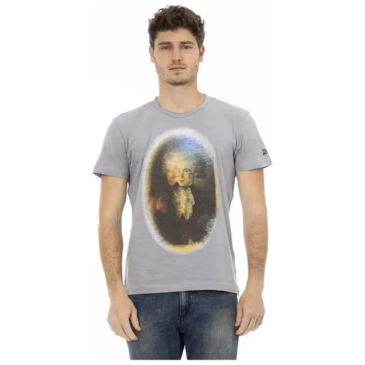 Trussardi Action Gray Cotton Men's T-Shirt