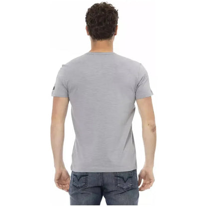 Trussardi Action Gray Cotton Men's T-Shirt