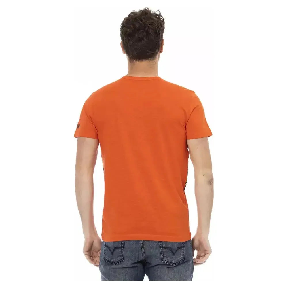 Trussardi Action Orange Cotton Men's T-Shirt