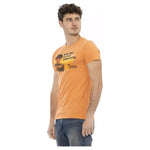 Trussardi Action Orange Cotton Men T-Shirt TR-22675-M