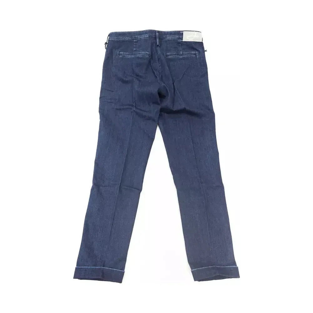 Jacob Cohen Blue Cotton Women Jeans JA-22278-W29