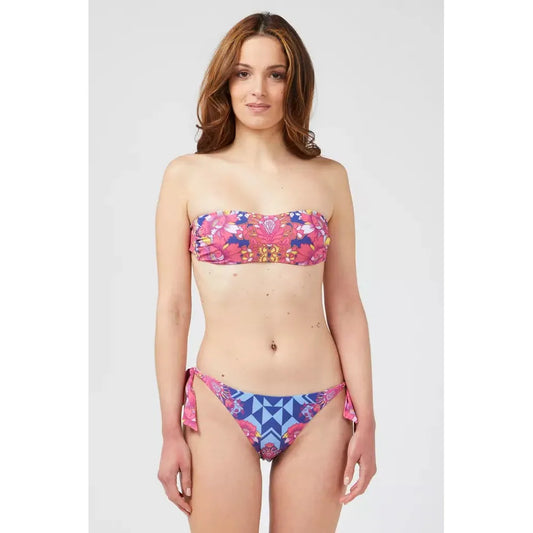 Custo Barcelona Fuchsia Polyester Women Bikini CU-22199-S