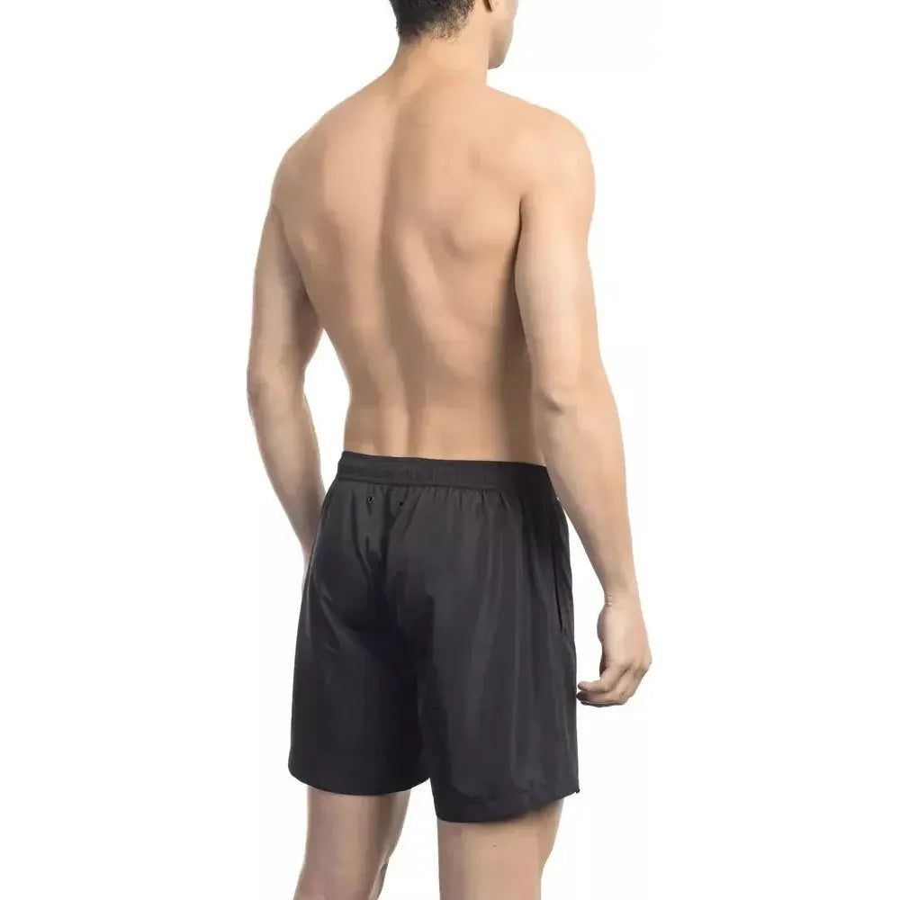 Bikkembergs Black Polyester Swimwear