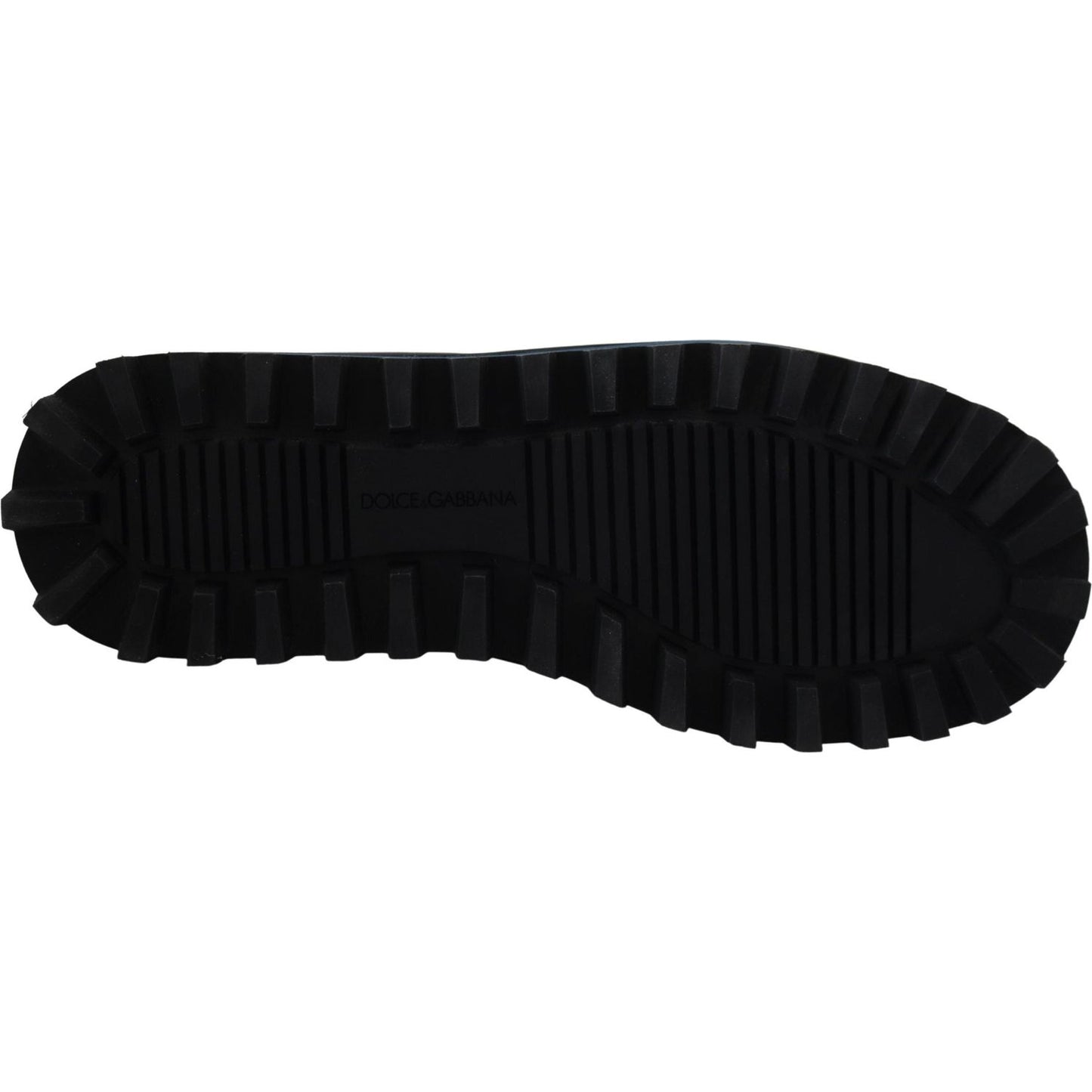 Dolce & Gabbana Blue Nylon Boots Padded Mid Calf Shoes