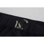 Dolce & Gabbana Black Nylon Slim Fit Stretch Pants PAN73326 - 48