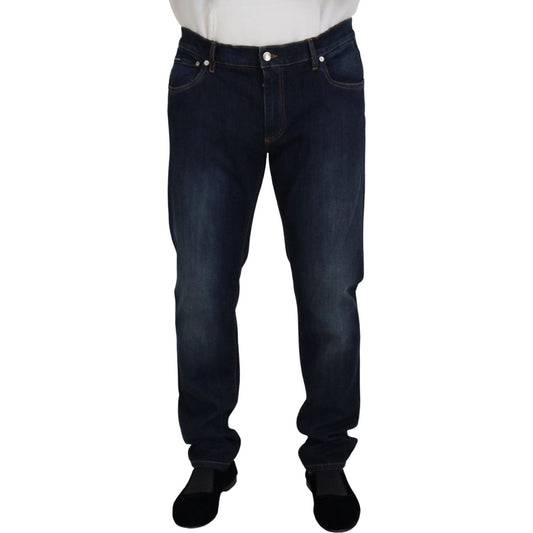 Dolce & Gabbana Elegant Blue Denim Pants Dolce & Gabbana Black