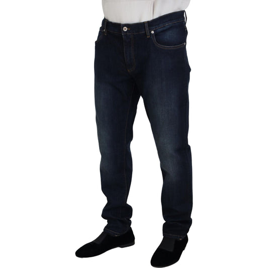 Dolce & Gabbana Elegant Blue Denim Pants Dolce & Gabbana Black