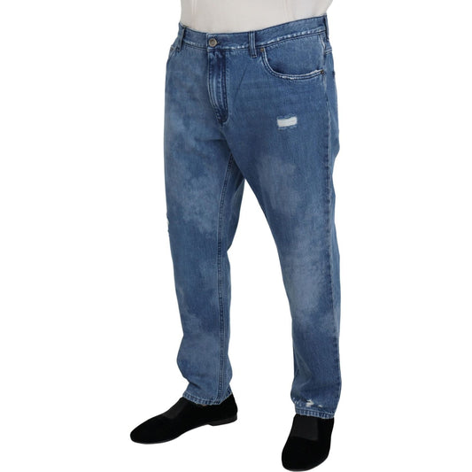 Dolce & Gabbana Elite Italian Denim Pants Dolce & Gabbana Dark Slate Blue