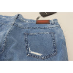 Dolce & Gabbana Blue Washed Cotton Casual Denim Jeans PAN73376 - 54