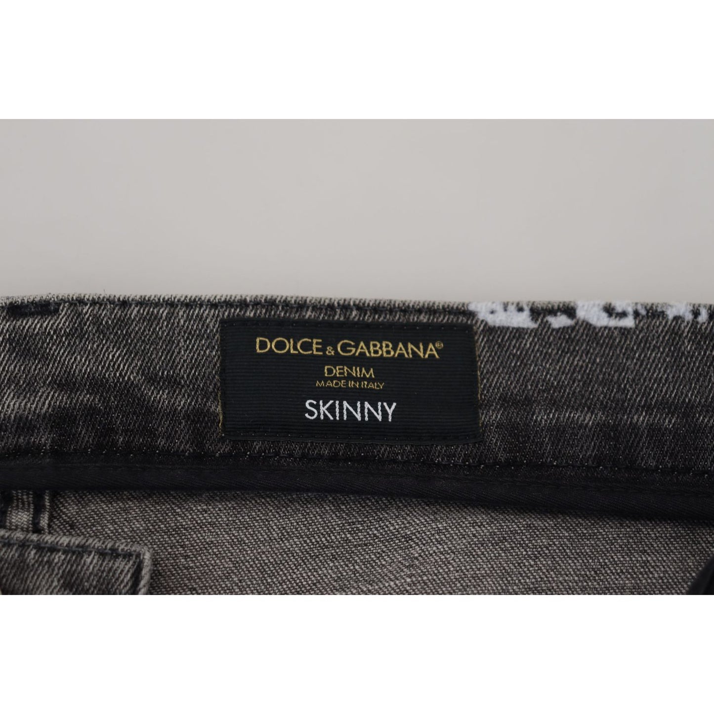 Dolce & Gabbana Multicolor Cotton Tie Dye Skinny Denim Jeans