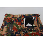 Dolce & Gabbana Multicolor Cotton Camouflaged Cargo Shorts PAN74310 - 48