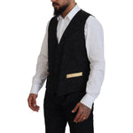 Dolce & Gabbana Black Gold Fantasy Tuxedo Slim Fit Suit