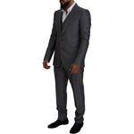 Dolce & Gabbana Gray SICILIA 3 Piece Slim Fit Suit KOS2168- 52