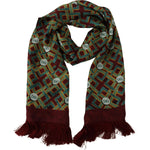 Dolce & Gabbana Multicolor DG Logo Shawl Warm Neck Wrap Fringe Scarf MS6297