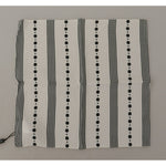 Dolce & Gabbana White Dotted Stripes Square Handkerchief Viscose Scarf MS6350
