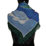Dolce & Gabbana Multicolor Sorrento DG Shawl Fringe Scarf MS6525
