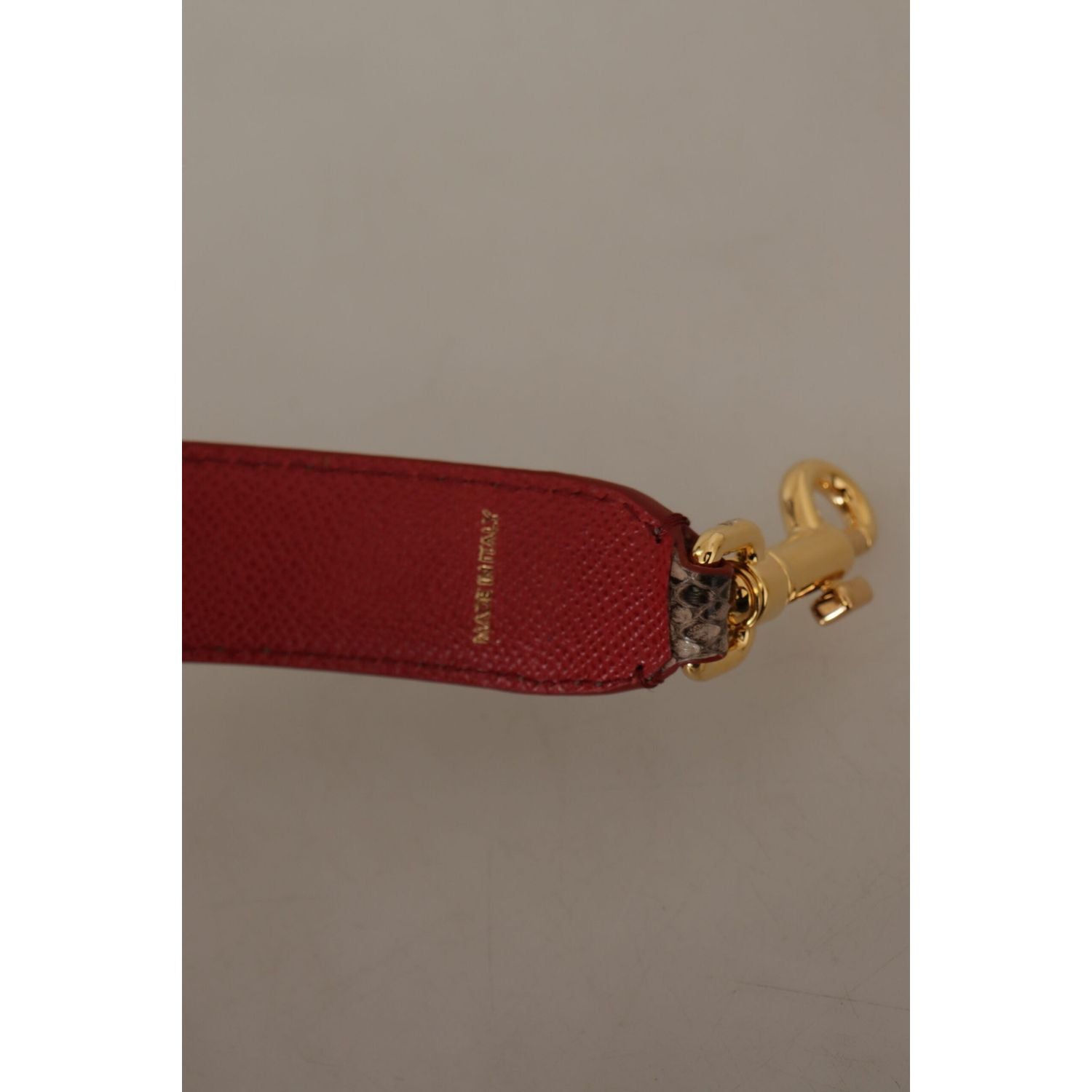 حزام كتف أنيق من جلد الثعبان من دولتشي آند غابانا