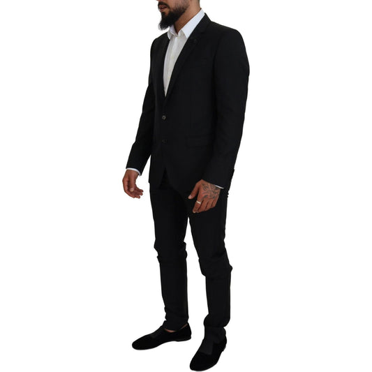 Dolce & Gabbana Black Single Breasted 2 Piece MARTINI Suit KOS2136 - 50