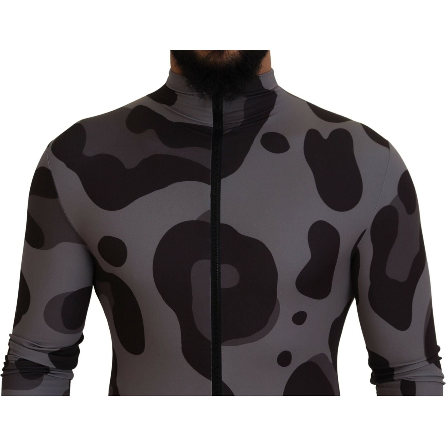 بدلة سباحة رجالية من Dolce &amp; Gabbana Elite Grey Patterned