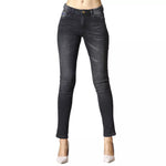 Yes Zee Black Cotton Women Jeans YE-10566-W25