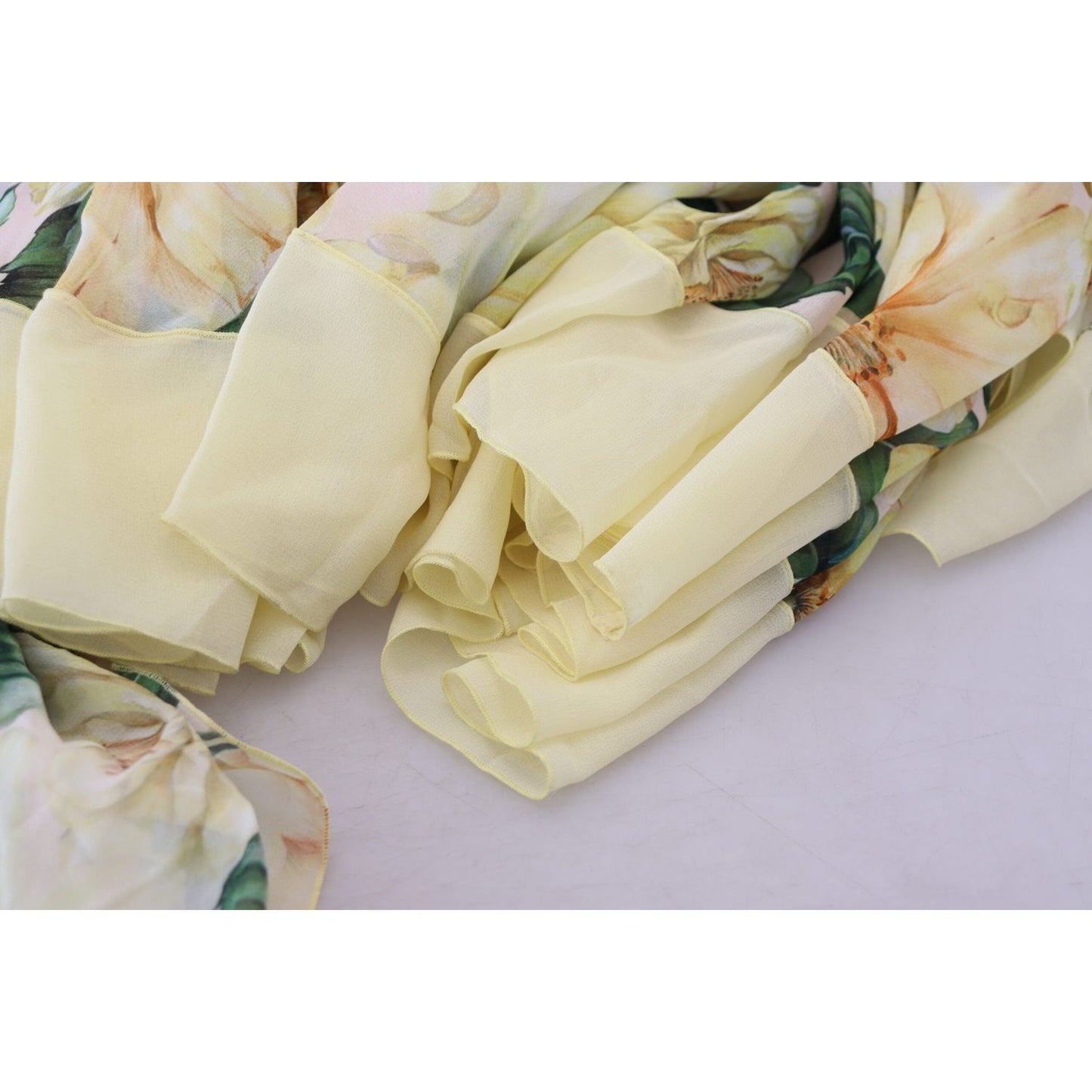 Dolce & Gabbana Multicolor Silk Floral Print Long Maxi Dress