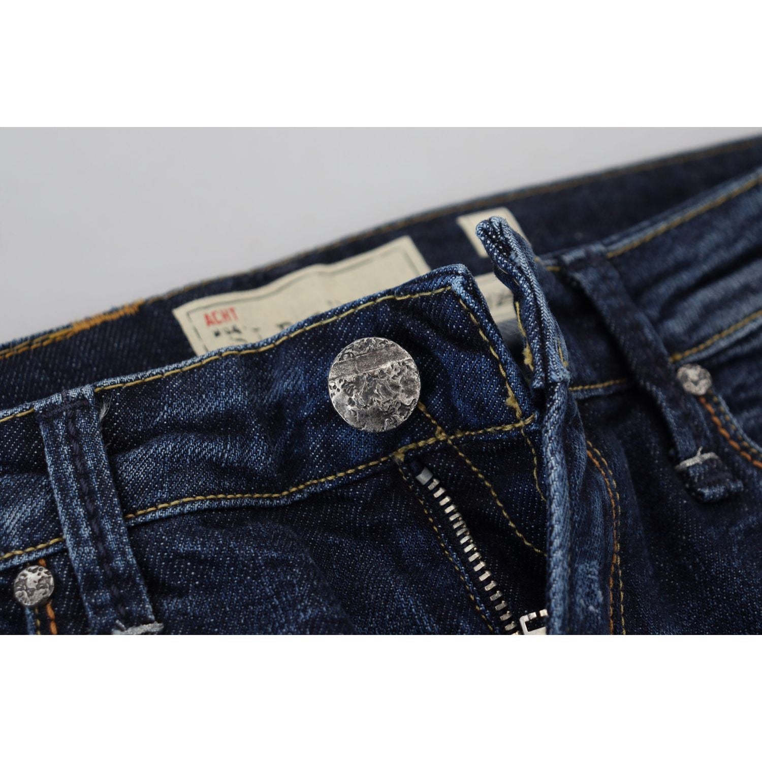 بنطلون جينز ضيق بخصر منخفض من Acht Chic