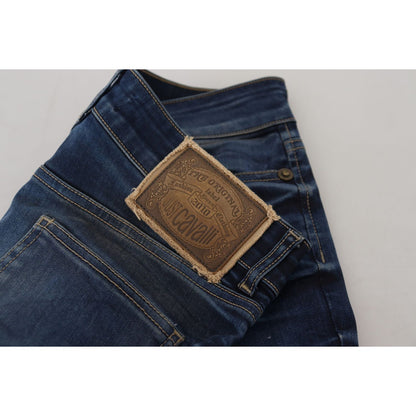 Just Cavalli Blue Cotton Women Casual Denim Jeans