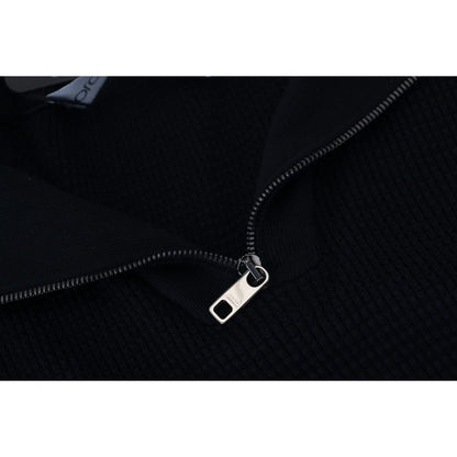 Dolce & Gabbana Black Silk Turtle Neck Pullover Sweater