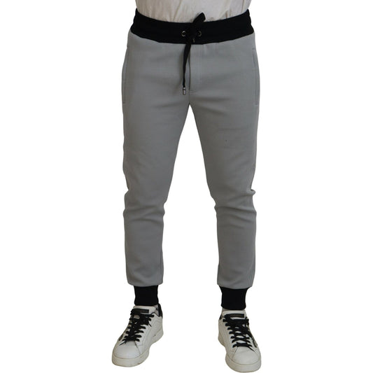 Dolce & Gabbana Elegant Grey Jogger Pants Dolce & Gabbana Dim Gray