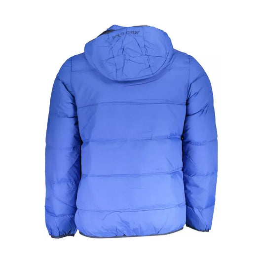 La Martina Elite Blue Jacket with Detachable Hood La Martina Cornflower Blue