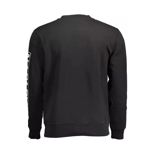 Napapijri Elevate Your Style with a Sleek Black Sweatshirt Napapijri Dark Slate Gray