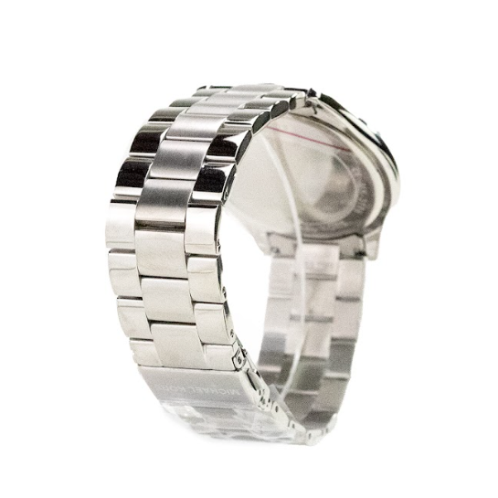 Michael Kors (MK3178) Slim Runway Mono Silver-Toned Stainless Steel Silver Dial Watch MK3178