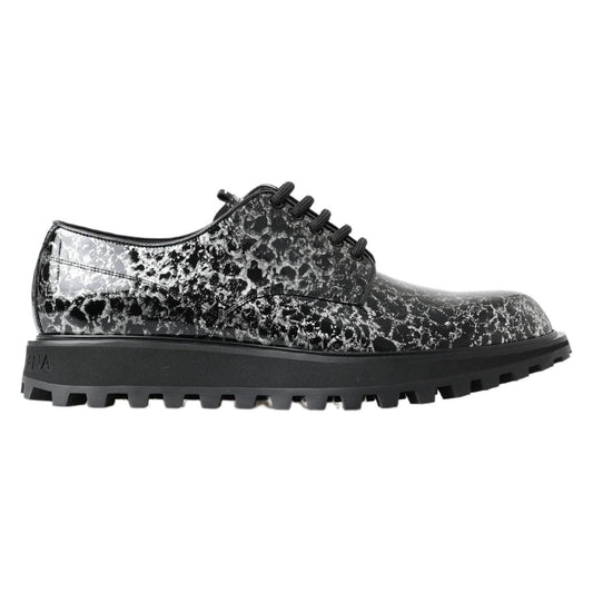 Dolce & Gabbana Sophisticated Two-Tone Derby Shoes Dolce & Gabbana Dark Slate Gray