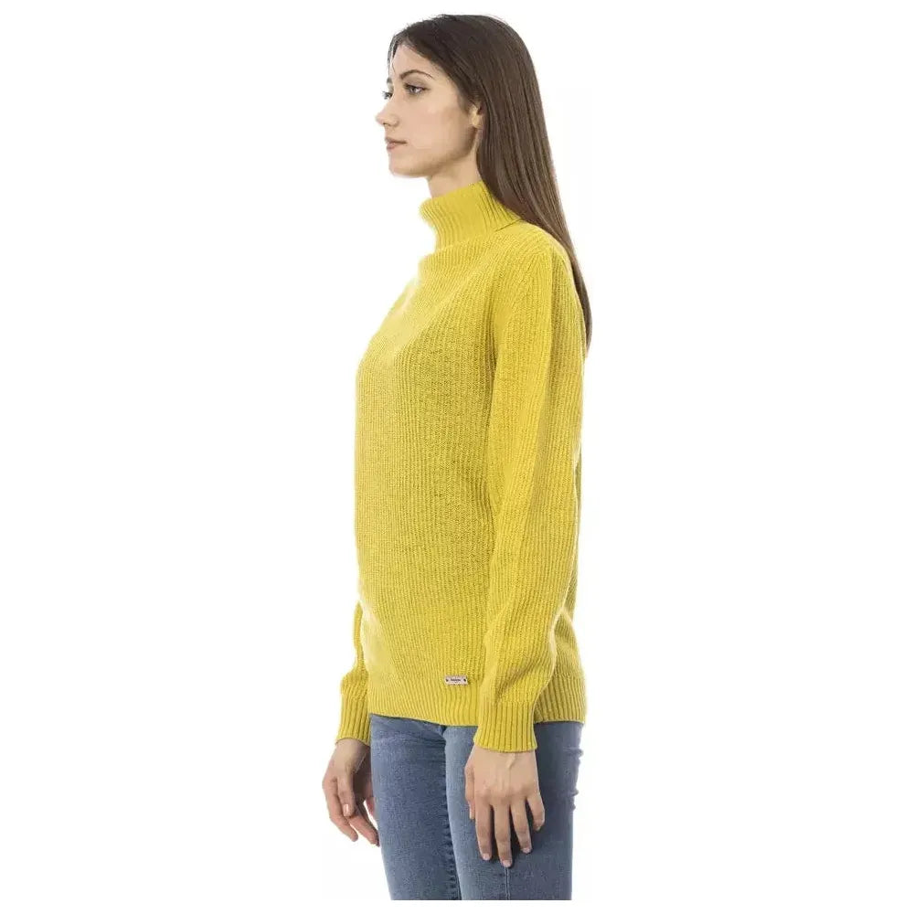 Baldinini Trend Yellow Wool Women Sweater