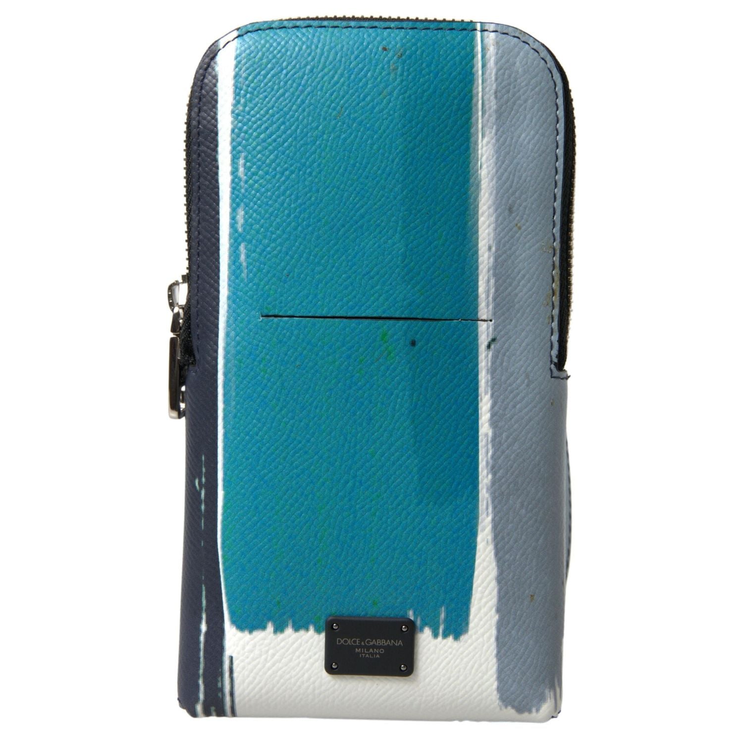 Front view with bag zipped and handles upright.