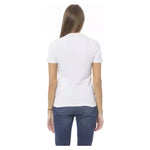 Baldinini Trend White Cotton Women T-Shirt BA-23906-XS