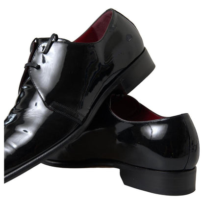 Dolce & Gabbana Black Patent Leather Formal Shoes