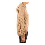 Hinnominate Chic Oversized Cotton Hoodie with Ruffled Sleeves HI-11604-M