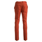 BENCIVENGA Elegant Orange Pure Cotton Pants BENCIVENGA Brown