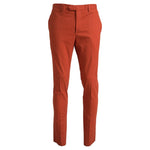 BENCIVENGA Elegant Orange Pure Cotton Pants BENCIVENGA Brown