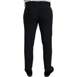 Dolce & Gabbana Black 2 Piece Double Breasted SICILIA Suit