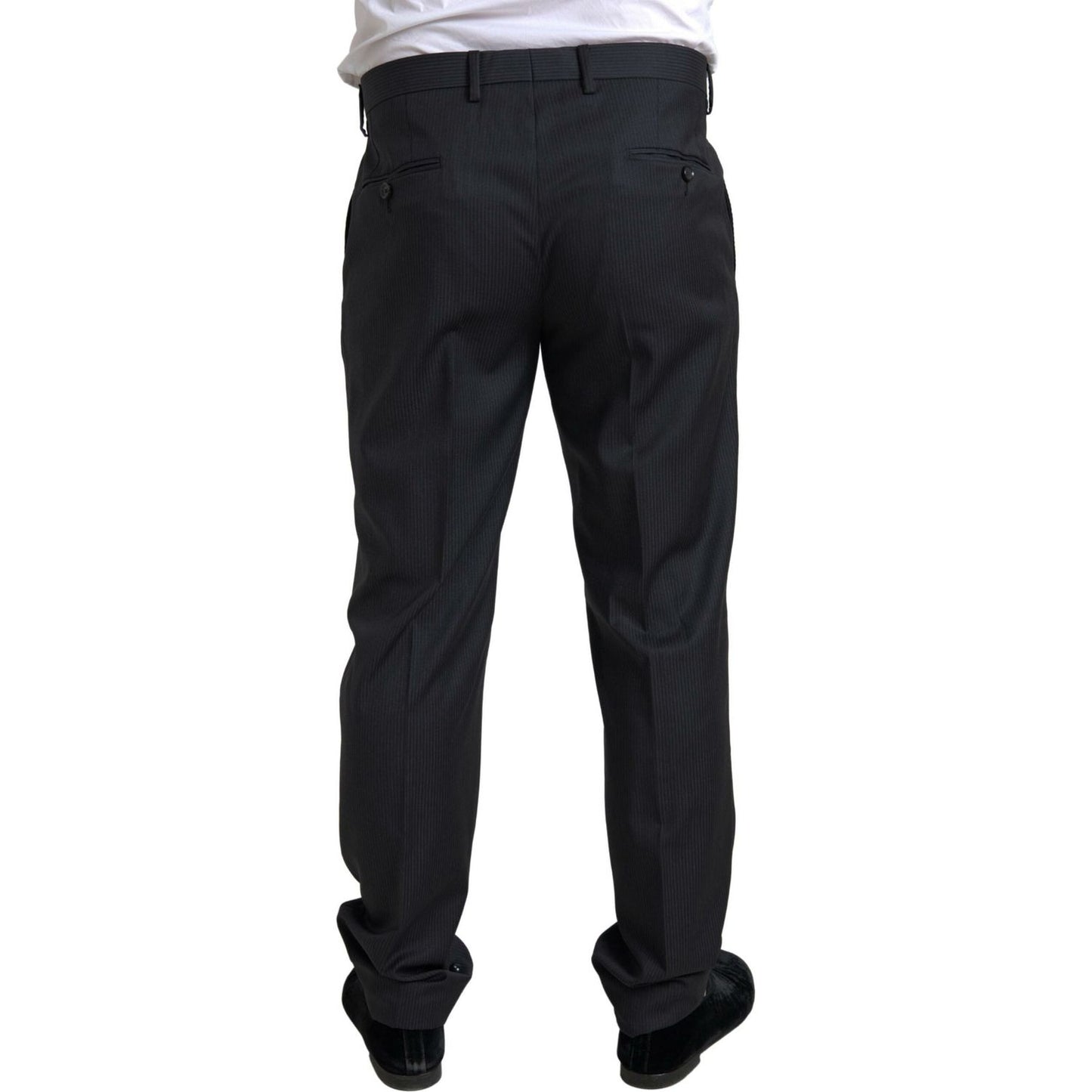 Dolce & Gabbana Black 2 Piece Single Breasted MARTINI Suit