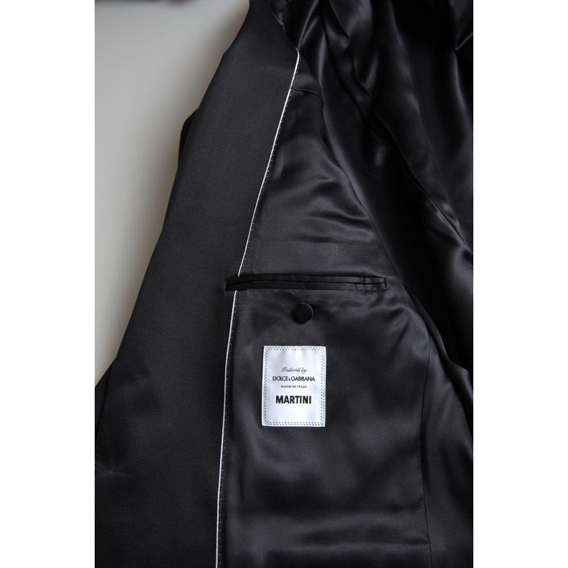 Dolce & Gabbana Black 2 Piece Single Breasted MARTINI Suit
