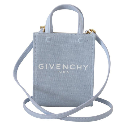 Givenchy Chic Cloud Blue Cotton Mini Bag Givenchy Dark Gray